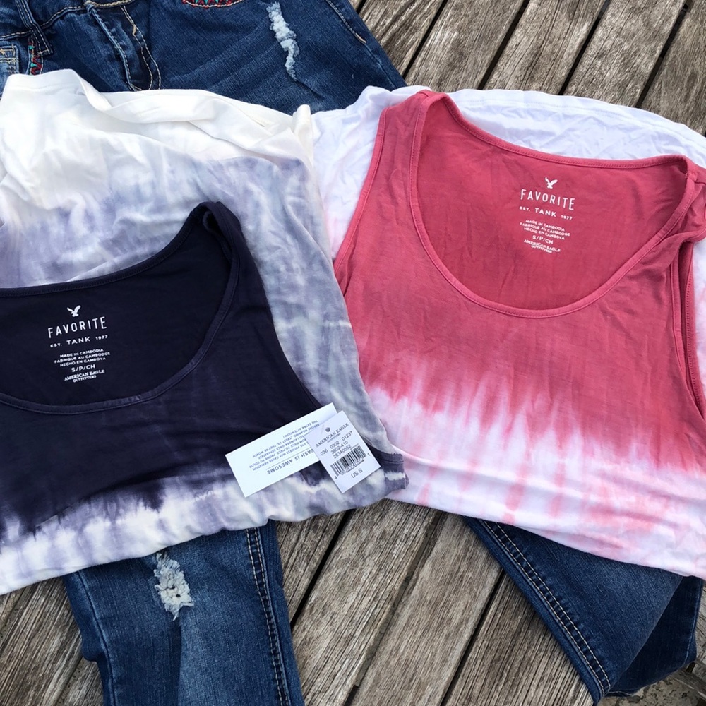 2-Shirts tie-dye tank-NWT (1)